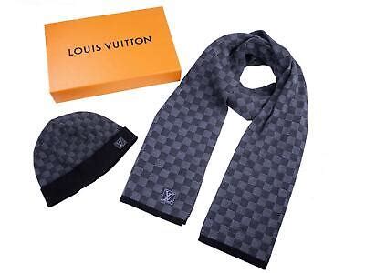 louis vuitton mens scarf hat set bijenkorf|louis vuitton scarf selfridges men's.